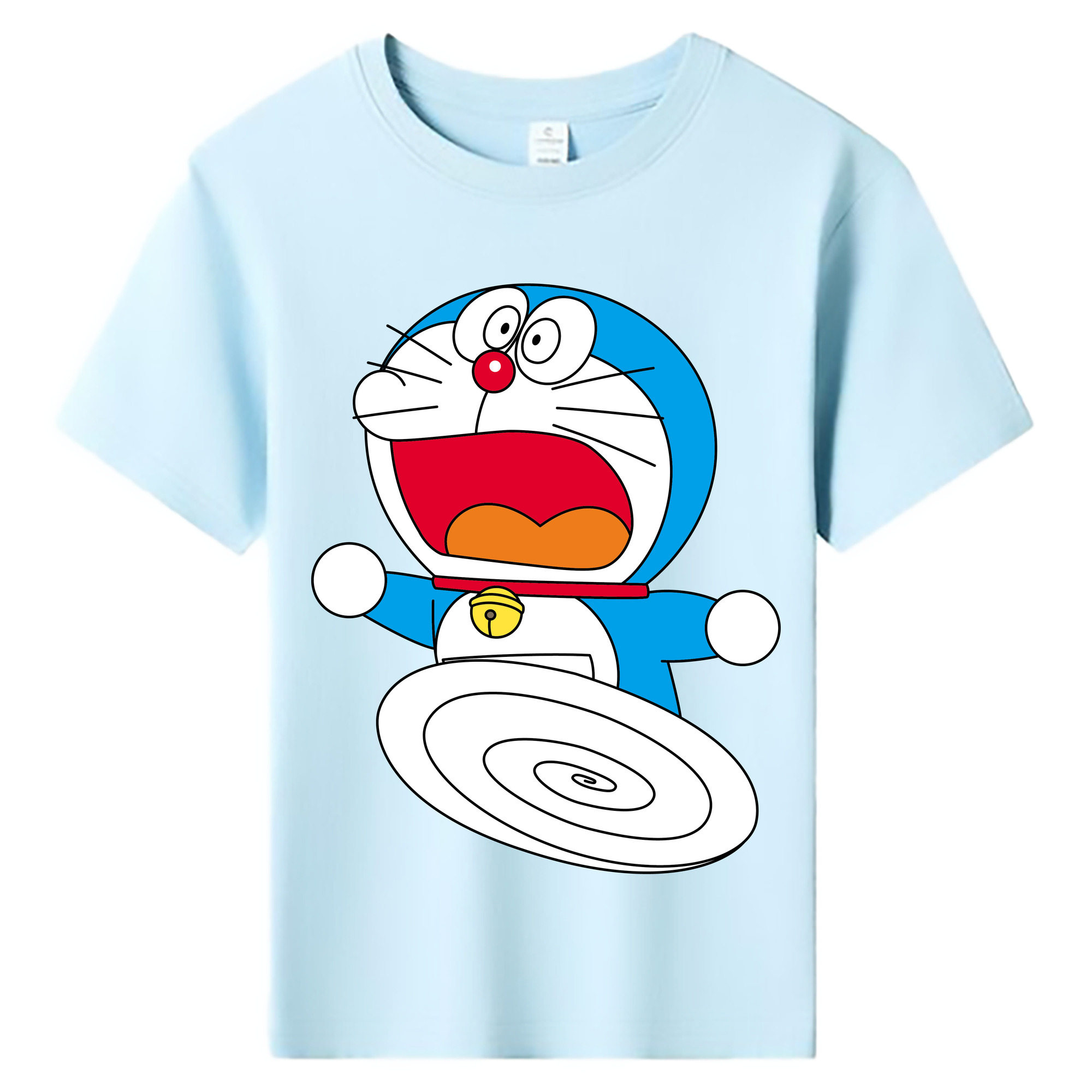 （画像用） ドラえもん Doraemon 綿100％キッズTシャツ（フロントプリント）